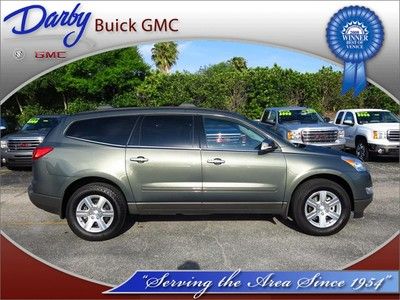 11 chevrolet traverse awd lt 3rd row seat alloy wheels sunroof