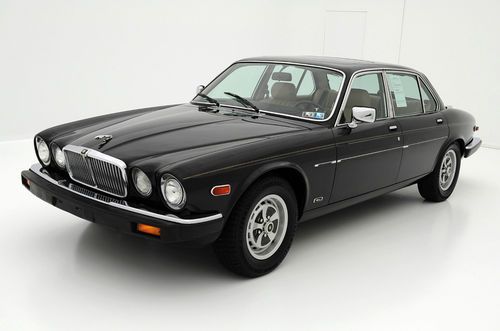 1987 jaguar xj6..black/tan...44,791 original miles..!!  one owner w/ no accident