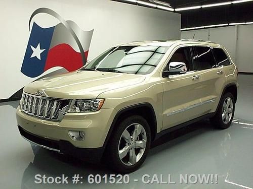 2011 jeep grand cherokee overland sunroof nav dvd 19k texas direct auto