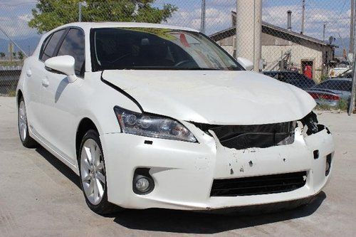 2011 lexus ct 200h damaged salvage economical low miles luxurious export welcome
