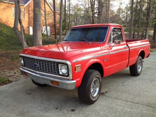 1972 chevy c-10 4x4 custom built 350 engine automatic trans p/s p/b a/c sharp