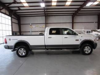 White crew cab lwb 6.7 cummins diesel 1owner outdoorsman warranty financing nice