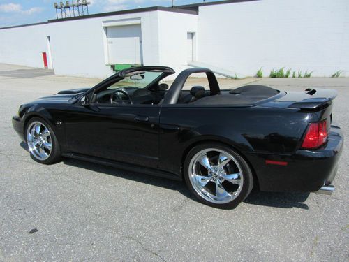 2002 FORD MUSTANG GT CONVERTIBLE SUPERCHARGED 5-SPEED ONLY 41K MILES WOW, image 2