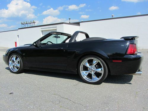2002 FORD MUSTANG GT CONVERTIBLE SUPERCHARGED 5-SPEED ONLY 41K MILES WOW, image 3