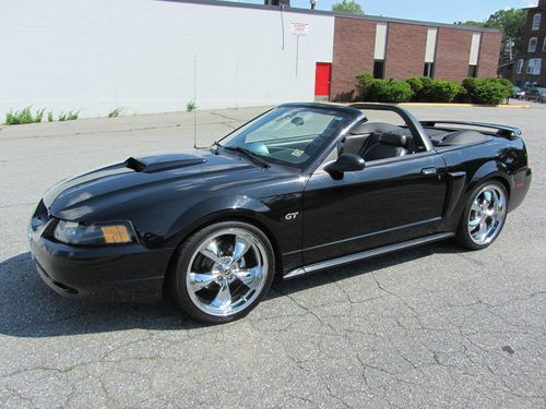 2002 FORD MUSTANG GT CONVERTIBLE SUPERCHARGED 5-SPEED ONLY 41K MILES WOW, image 5