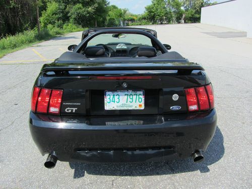 2002 FORD MUSTANG GT CONVERTIBLE SUPERCHARGED 5-SPEED ONLY 41K MILES WOW, image 8