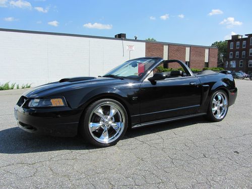2002 FORD MUSTANG GT CONVERTIBLE SUPERCHARGED 5-SPEED ONLY 41K MILES WOW, image 11