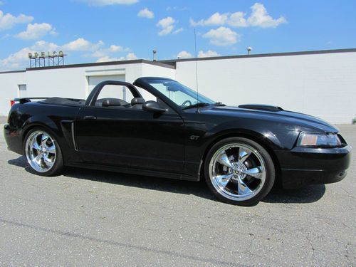 2002 FORD MUSTANG GT CONVERTIBLE SUPERCHARGED 5-SPEED ONLY 41K MILES WOW, image 12