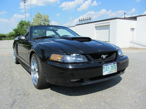 2002 FORD MUSTANG GT CONVERTIBLE SUPERCHARGED 5-SPEED ONLY 41K MILES WOW, image 21