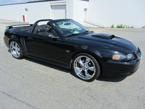 2002 FORD MUSTANG GT CONVERTIBLE SUPERCHARGED 5-SPEED ONLY 41K MILES WOW, image 22