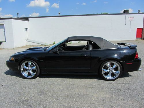2002 FORD MUSTANG GT CONVERTIBLE SUPERCHARGED 5-SPEED ONLY 41K MILES WOW, image 24