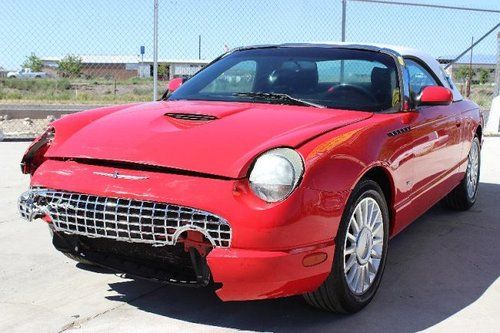 2004 ford thunderbird deluxe damaged salvage only 50k miles rare l@@k wont last!