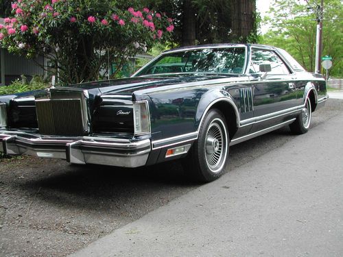 1979 lincoln mark v base coupe 2-door 6.6l