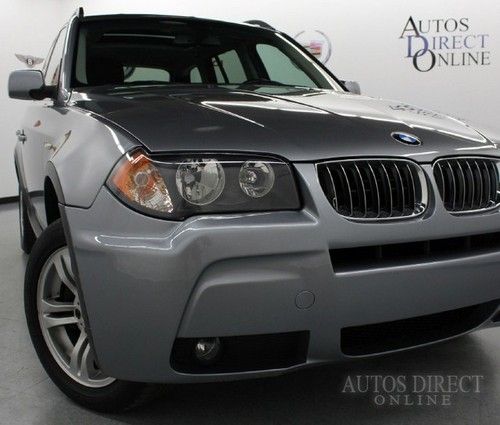 We finance 06 bmw x3 3.0i awd heated seats/steering wheel xenons pano sunroof cd