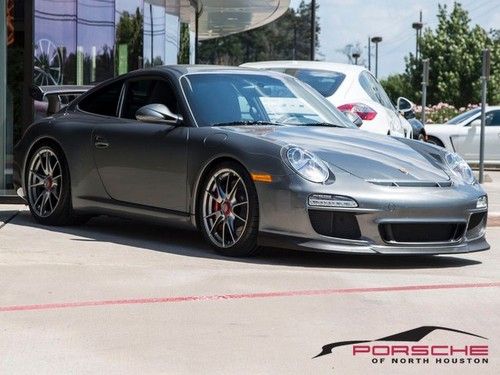 2010 porsche 911 gt3 cpo meteor grey metallic manual sound pkg heated seats