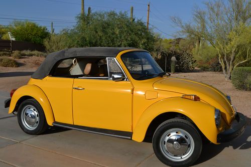 1978 volkswagen beetle base convertible 2-door 1.6l