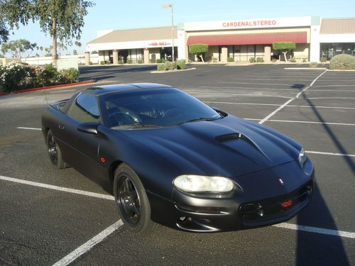 2002 SS 5.7 LS1 V8 T-Tops Leather SLP Rust Free RARE 345HP AZ Car Matte Black, US $8,900.00, image 5
