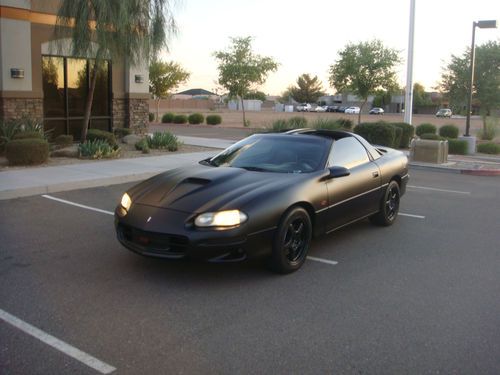 2002 SS 5.7 LS1 V8 T-Tops Leather SLP Rust Free RARE 345HP AZ Car Matte Black, US $8,900.00, image 7