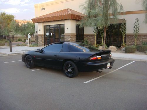 2002 SS 5.7 LS1 V8 T-Tops Leather SLP Rust Free RARE 345HP AZ Car Matte Black, US $8,900.00, image 9