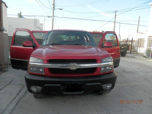 2002 chevrolet avalanche 1500 z71 crew cab pickup 4-door 5.3l