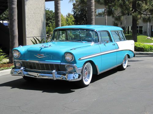 1956 chevy nomad california show car!    full rotisserie frame off  restoration!