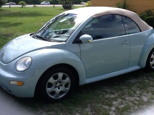 2003 volkswagen beetle gls convertible 2-door 2.0l