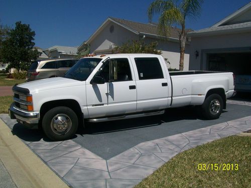 1999 chevrolet c3500  crew cab pickup 4-door 7.4l vortec 454