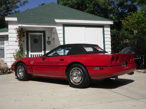 1986 corvette convertible, indy pace car