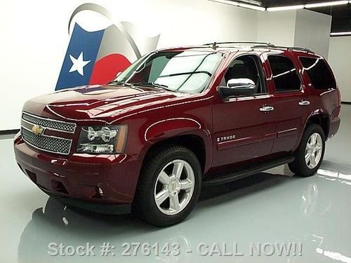 2008 chevy tahoe ltz sunroof nav dvd rear cam 20's 77k texas direct auto