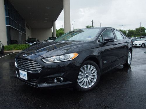 2013 ford fusion energi titanium plug-in hybrid 2.0 new 800a black sam8323437501