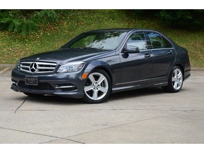 Clean carfax! 2011 c300 4matic, only 11k miles, heated seats, in dash cd &amp; ipod