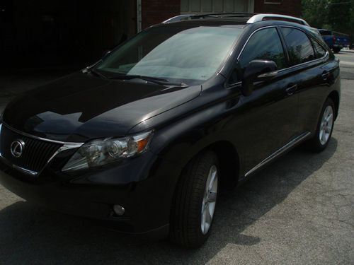 2012 lexus rx350 black on black clean leather alloy rims no reserve price!