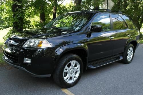 Mint 2005 acura mdx touring dvd navigation 1-ownr inspected t-belt &amp; tires w/bin