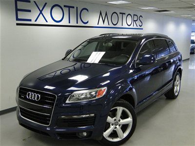 2008 audi q7 quattro s-line pkg nav rear cam pano 3rd row pdc xenons htd-sts cd6