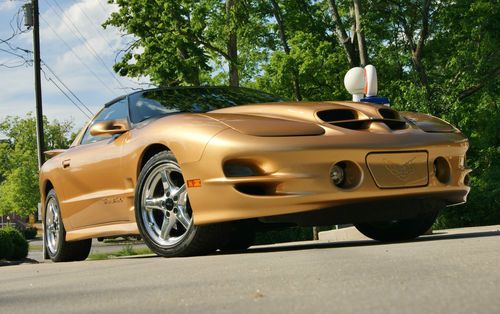 Fs/ft 1998 trans am ws6 - ram air - sport gold metallic sgm - show quality mint