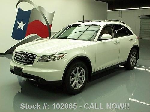 2007 infiniti fx35 sunroof htd leather rear cam 63k mi! texas direct auto