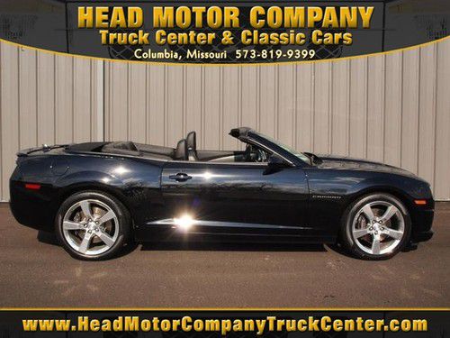 2011 chevrolet camaro 2ss convertible automatic low miles