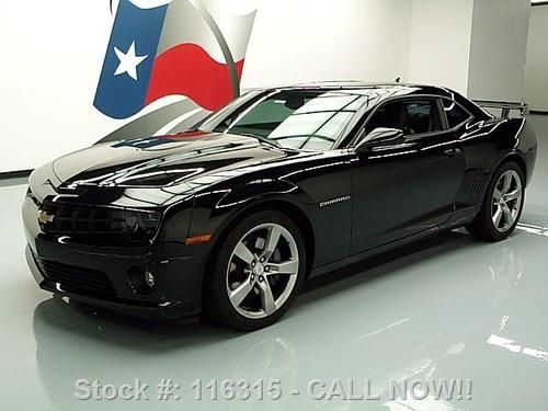 2012 chevy camaro 2ss rs 6-spd htd leather spoiler 20k texas direct auto