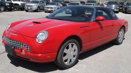 2002 ford thunderbird convertible w/hardtop 2-door 3.9l