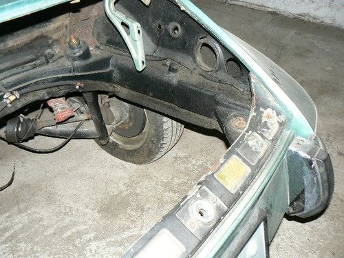 1970 Porsche 911E targa roller for restoration Irish Green with tan interior, image 15