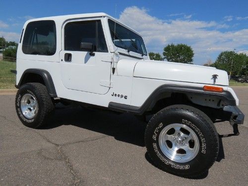 1993 jeep wrangler yj cummins 3.3 turbo diesel 5 speed 4x4 custom super rare !