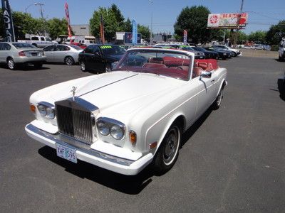 1981 rolls royce corniche convertible