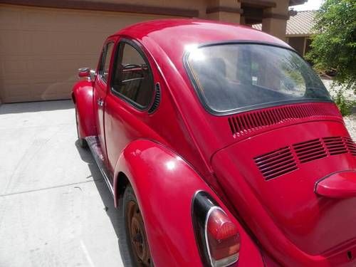 1972 volkswagen super beetle base 1.6l
