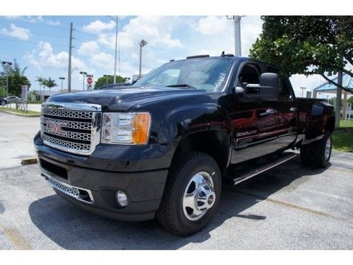 13 gmc sierra 3500 denali crew 4x4 dually navi tv/dvd brand new