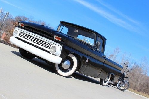 1963 chevrolet c-10 rat rod, lowered, original drive train, short bed, fleetside