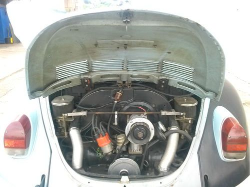 71 volkswagen karmann super beetle convertible. 1736 high performance motor.