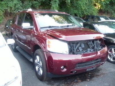 Repairable 2010 nissan armada platinum