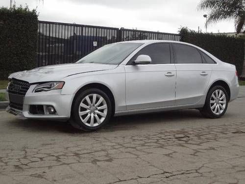 09 audi a4 2.0 t sedan quattro tiptronic damadge repairable rebuilder fixer!