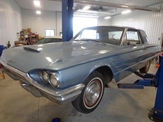 1965 blue!thunderbird t bird 390 black white auto