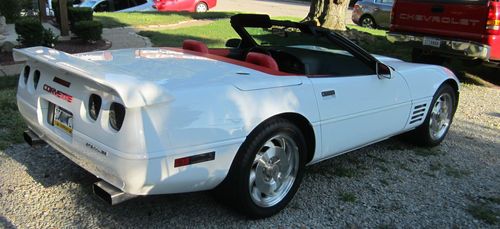 1994 Corvette Convertible LT1 5.7 White w/Red Leather Black Roof, US $14,500.00, image 11